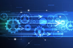 Workflow Automation Software integartion futuristic gears image